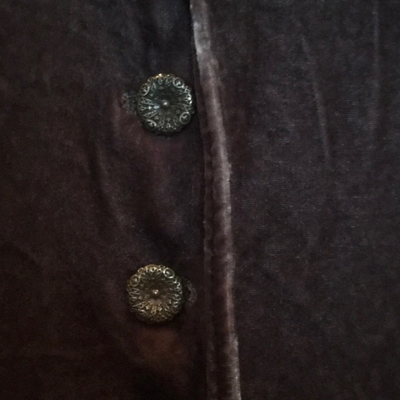 J.Jill- Velvet grey blazer. - Picture 2 of 3